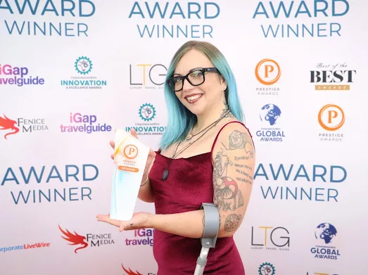 Niffty Witchy Supplies celebrating an award win