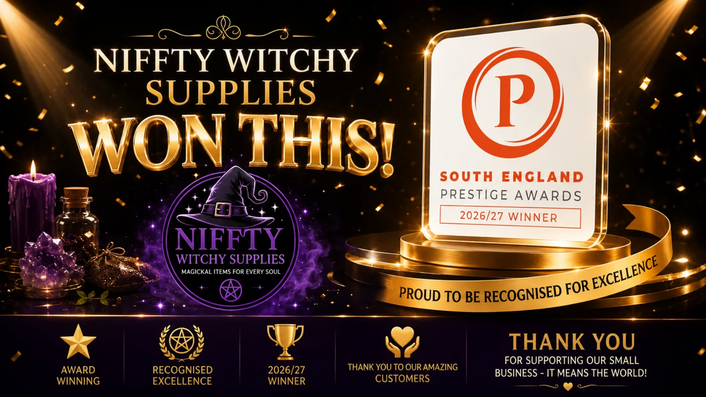 Niffty Witchy Supplies South England Prestige Awards 2026/27 winner graphic