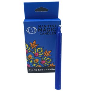 Manifest Magic Candle Dark Blue