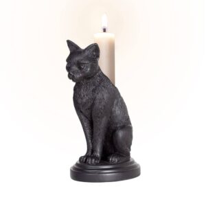 Faust's Familiar (Cat Candlestick) (Candle Holder)