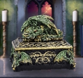 Emerald Hoard Dragon Trinket Box Gothic