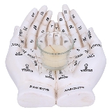 Nemesis Now Palmist S Guide White Chiromancy Hands Candle Holder, 22..3cm