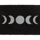 Something Different Wholesale Mystical Black Moon Phase Doormat with High Concentration Dye for Pale Surface Protection