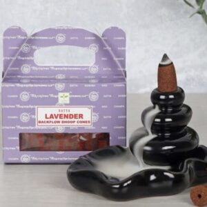 Satya Lavender Backflow Dhoop Cones