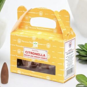 Citronella Backflow Dhoop Incense Cones by Satya
