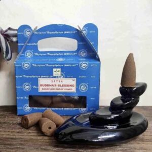 Buddha's Blessing Backflow Cones: 24 Pack Quality Dhoop by Satya