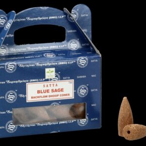 Blue Sage Backflow Dhoop Cones by Satya