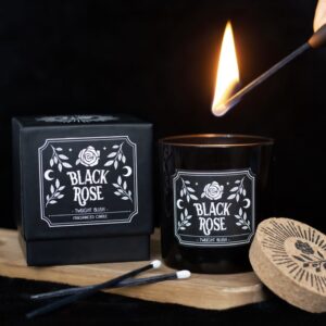 Black Rose Candle