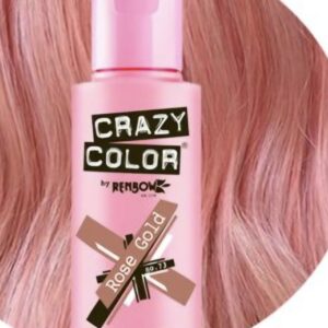 Crazy Color Rose Gold Hair Dye 100ml