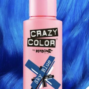 Crazy Color Semi Permanent Hair Color Cream Sky Blue No.59 100ml