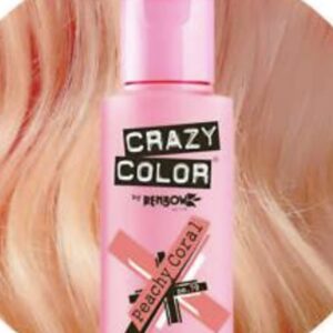 Crazy Color Semi Permanent Hair Colour, Peachy Coral 70