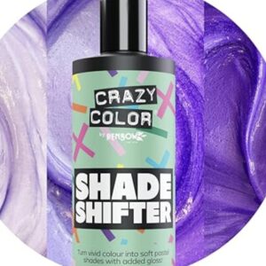 Crazy Color Shade Shifter | Pastel Hair Color Mixer & Gloss | Blend with Semi-Permanent Hair Dye or Pigment Drops | Create Custom Pastel Shades | Adds Shine | 250 ml