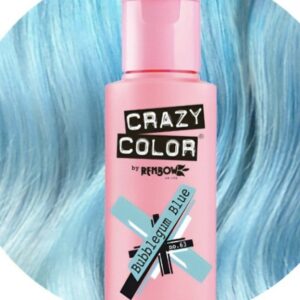 Crazy Colour Bubblegum Blue Semi Permanent Hair Dye