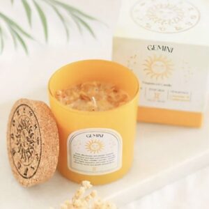 Gemini Zodiac Candle with