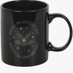 Gothic Homeware Graveyard Shift Bat Mug