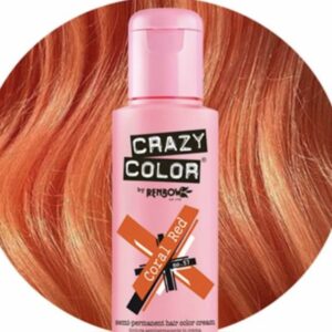 Crazy Colour No.57 Coral Red Semi-Permanent Cream 100ml
