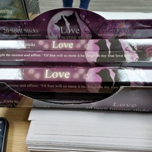Love Spell Incense Sticks by Lisa Parker