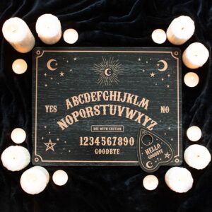 Black Gothic Ouija Talking Board with Planchette