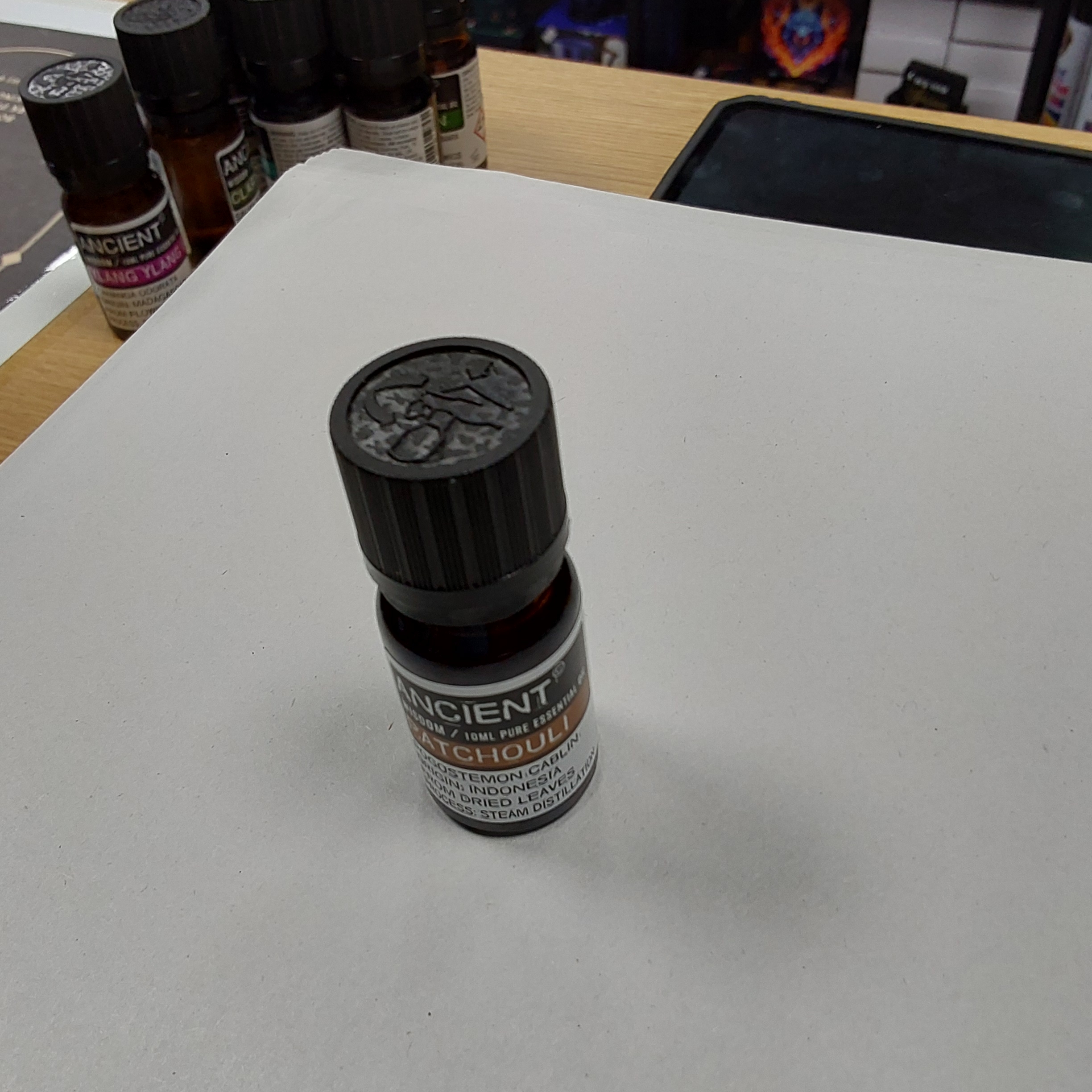 Patchouli (Pure) Essential Oil 10ml Bottle