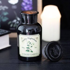 Deadly Nightshade Gothic Apothecary Candle