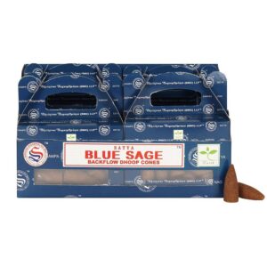 Blue Sage Backflow Dhoop Cones by Satya