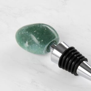 Crystal Bottle Stoppers - Singles: Aventurine