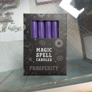 Magic Spell Candles in Purple