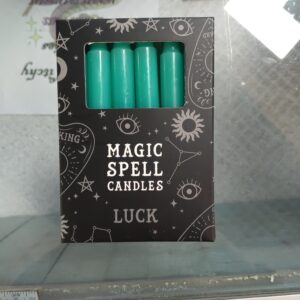 Magic Spell Candle Green Luck