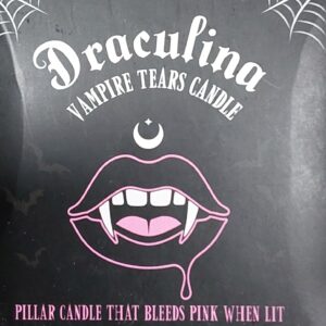 Pink Vampire Candle Small
