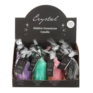 Small Hidden Crystal Candles As 1