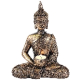 Something Different Resin Thai Buddha Tea Light Candle Holder