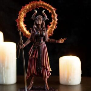 Fire Elemental Sorceress - Figurine by Anne Stokes