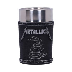 Moonlit Metallica – The Black Album Shot Glass 7.5cm | Enchanted Kitchen | Niffty Witchy Supplies UK in Enchanted Kitchen style, forest yule cauldron myst