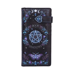 Haunted Book of Shadows Embossed Purse 18.5cm | Bags & Wallets | Niffty Witchy Supplies UK in Bags & Wallets style, gothic gothic forest grimoire for m