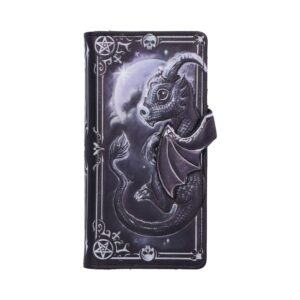 Gothic Moon of Lucifly Embossed Purse 18.5cm | Bags & Wallets | Niffty Witchy Supplies UK Bags & Wallets, witchy from a spellbound witchy collection