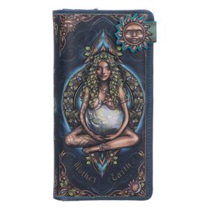 Arcane Mother Earth Embossed Purse 18.5cm | Bags & Wallets | Niffty Witchy Supplies UK in Bags & Wallets style, bewitched starlight cauldron energy for