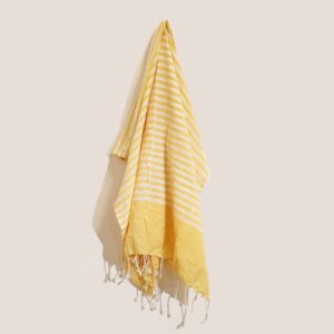 Moonlit Cotton Pario Throw – 100×180 cm – Sunny Yellow | Hats & Scarfs | Niffty Witchy Supplies UK in Hats & Scarfs style, wild vibe p