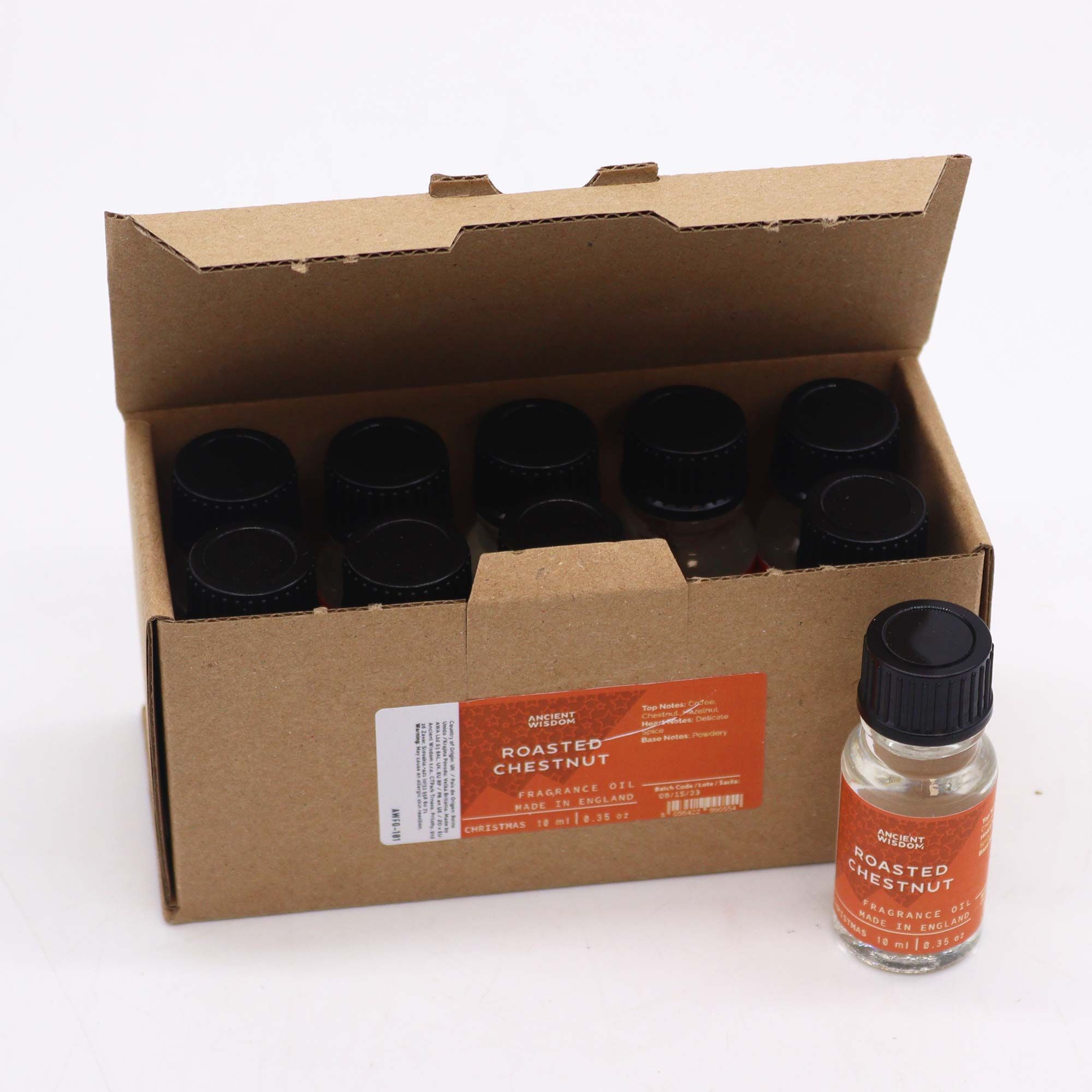 Enchanted Roasted Chestnut Fragrance Oil 10ml | Niffty Witchy Supplies UK in Oils & Wax Melts style, charm beltane night spell with coven-core energy