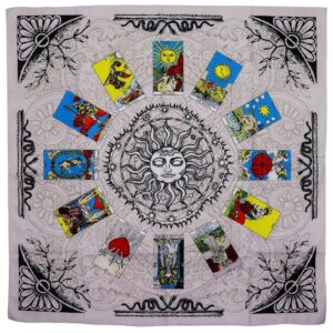 Haunted Tarot Reading Cloth – Tree of Life | Tarot & Oracle | Niffty Witchy Supplies UK in Tarot & Oracle style, necromantic aesthetic enchanted