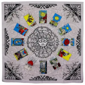 Haunted Tarot Reading Cloth – Tree of Life | Tarot & Oracle | Niffty Witchy Supplies UK in Tarot & Oracle style, necromantic aesthetic enchanted 