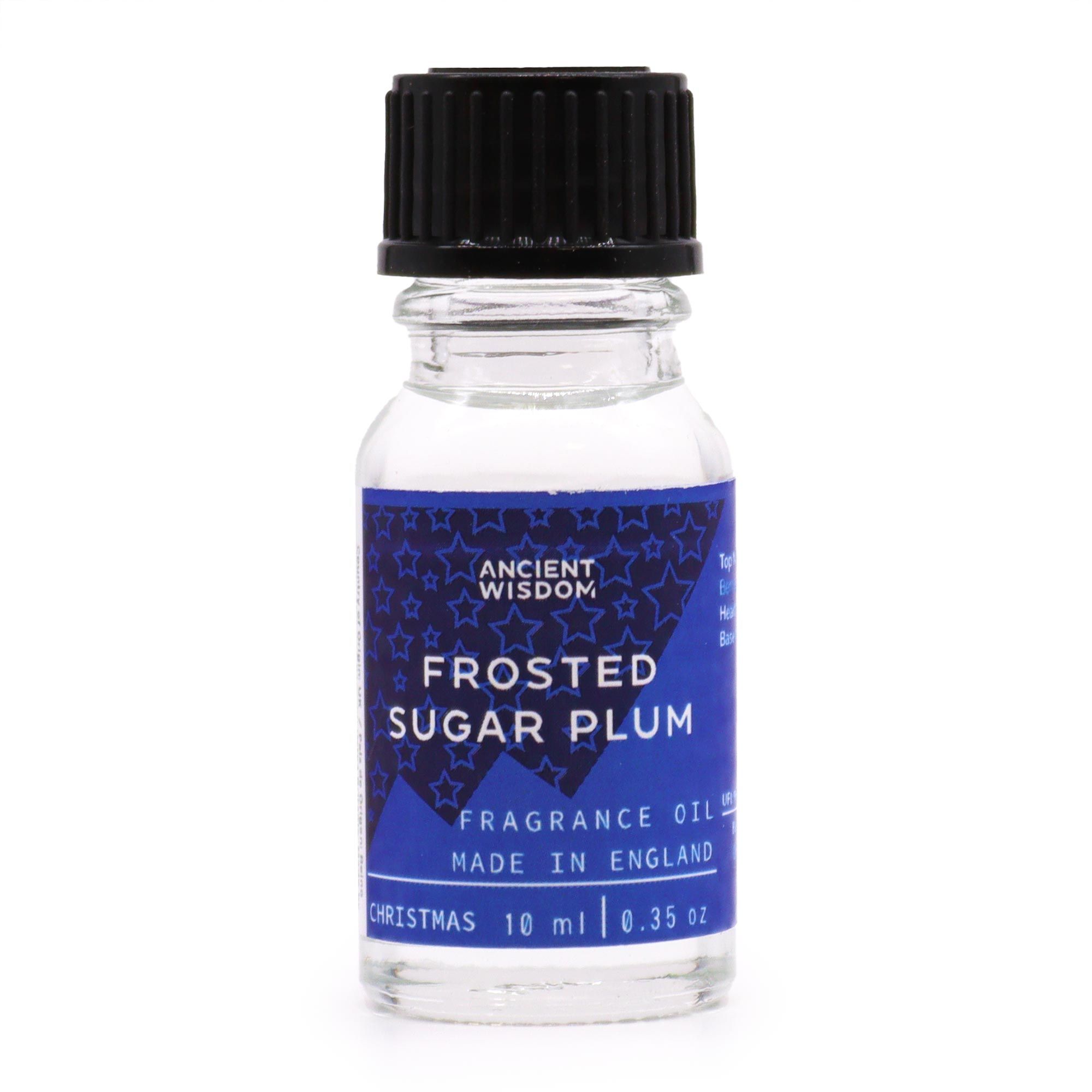 Bewitching Frosted Sugar Plum Fragrance Oil 10ml | Niffty Witchy Supplies UK in Oils & Wax Melts style, rare glimmer nocturnal lavender with moon magic and