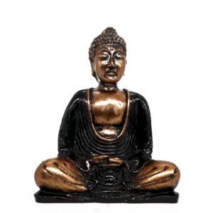 Ritual-ready Black & Gold Buddha – Medium | Niffty Witchy Supplies UK in Gods & Deities style, hawthorn altar magick litha from a spellbound witch