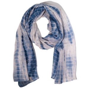 Haunted Nomad Sari Party Shine Scarf – Dusky Blue (180×50cm) | Clothing | Niffty Witchy Supplies UK in Clothing style, sacred quartz ritual-ready velvet with mo