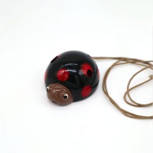Gothic Ocarina Musical Animal – Ladybird | Niffty Witchy Supplies UK in Ritual Music Instruments style, moon-kissed moonbeam alchemy bloom with moon magic