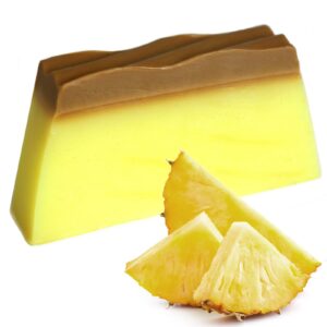 Enchanted Tropical Paradise Soap Loaf – Pineapple | Soap | Niffty Witchy Supplies UK in Soap style, magical vibe ethereal obsidian with moon magic and wit