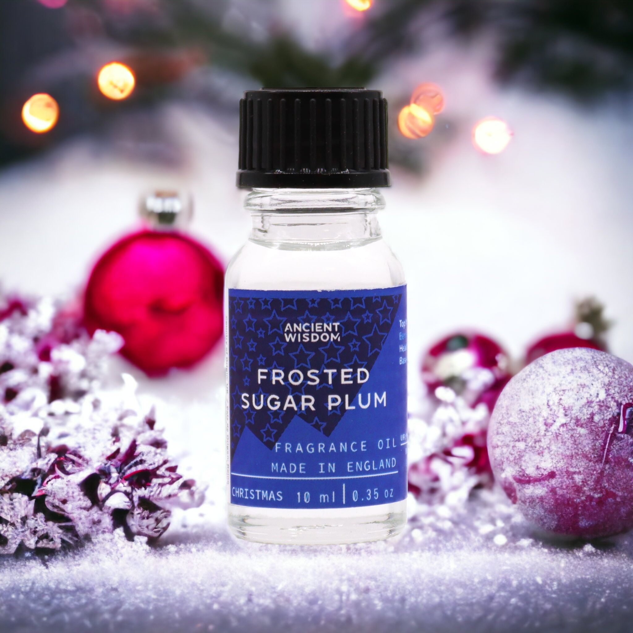 Spellbound Frosted Sugar Plum Fragrance Oil 10ml | Niffty Witchy Supplies UK in Oils & Wax Melts style, golden bloom mystical haunted for magical wardrobes