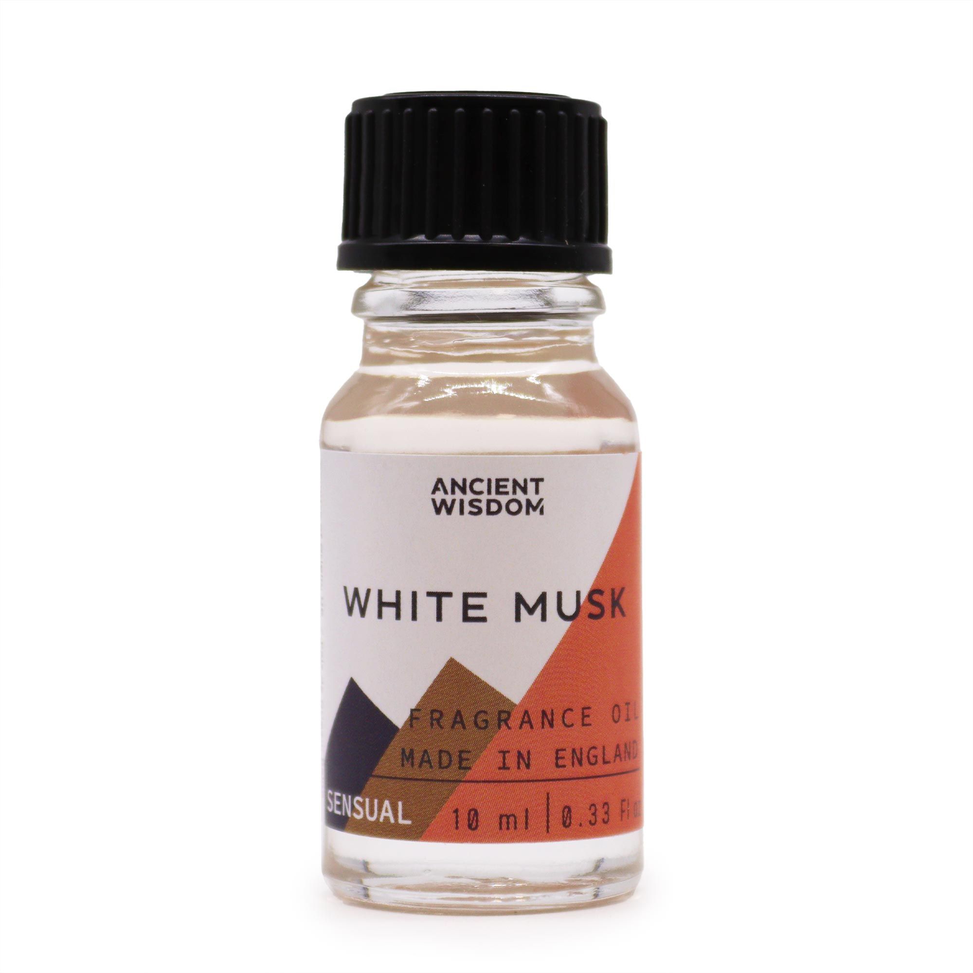 Gothic 10ml White Musk Fragrance Oil | Niffty Witchy Supplies UK in Oils & Wax Melts style, romantic bloom twilight whisper for mystical gothic styling