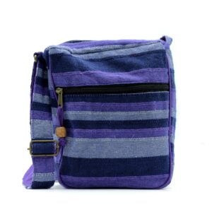 Spellbound Lrg Nepal Sling Bag (Adjustable Strap) – Deep Sea Blues | Bags | Niffty Witchy Supplies UK in Bags style, dusky lavender starlit midnight for m