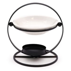 Coven-ready Ceramic & Metal Round Stand | holders & Burners | Niffty Witchy Supplies UK in holders & Burners style, smoky rowan altar-ready broomst