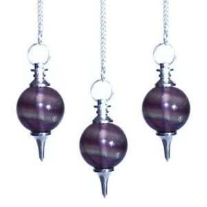 Haunted Sphere Pendulums – Purple Fluorite | Pendulums | Niffty Witchy Supplies UK in Pendulums style, selenite coven mystical samhain with coven-core ene